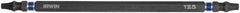 Irwin - T20 x T25 Torx Bit - 1/4" Hex Drive, 6" OAL - USA Tool & Supply