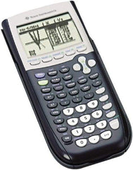 Texas Instruments - LCD Scientific Calculator - 3-3/8 x 7-1/2 Display Size, Black, Battery Powered, 10-1/2" Long x 7-1/2" Wide - USA Tool & Supply