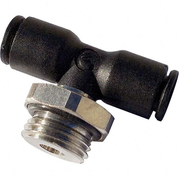 Legris - Plastic Push-To-Connect Tube Fittings Type: Male Branch Tee Tube Outside Diameter (mm): 12 - USA Tool & Supply