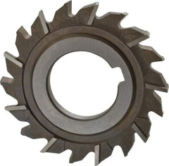 Keo - 3" Diam x 1/4" Width of Cut, 18 Teeth, High Speed Steel Side Milling Cutter - Staggered Teeth, Uncoated - USA Tool & Supply