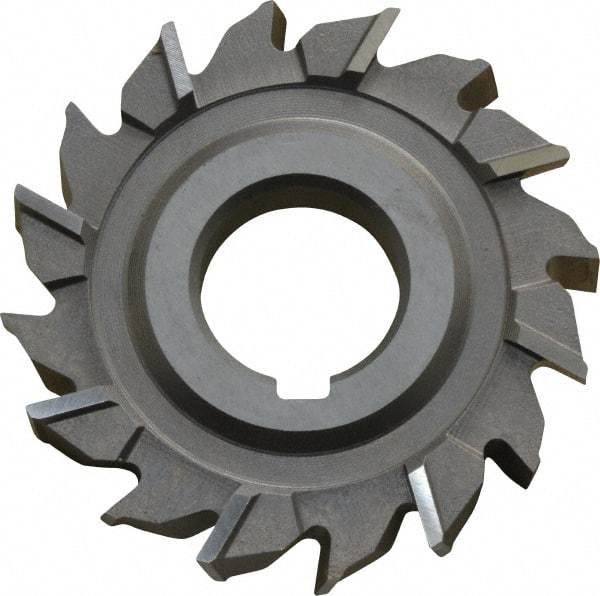 Keo - 3" Diam x 1/2" Width of Cut, 16 Teeth, High Speed Steel Side Milling Cutter - Staggered Teeth, Uncoated - USA Tool & Supply