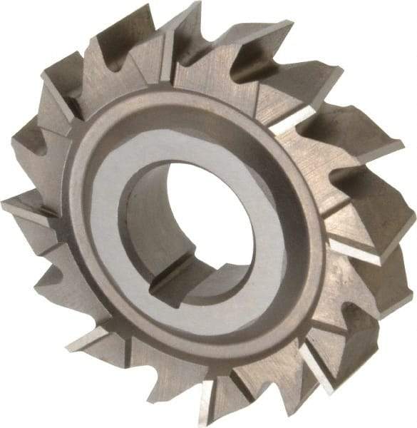 Keo - 3" Diam x 11/16" Width of Cut, 16 Teeth, High Speed Steel Side Milling Cutter - Staggered Teeth, Uncoated - USA Tool & Supply