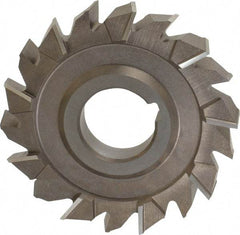 Keo - 4" Diam x 5/8" Width of Cut, 18 Teeth, High Speed Steel Side Milling Cutter - Staggered Teeth, Uncoated - USA Tool & Supply