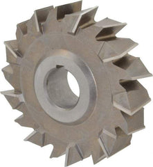 Keo - 4" Diam x 1" Width of Cut, 18 Teeth, High Speed Steel Side Milling Cutter - Staggered Teeth, Uncoated - USA Tool & Supply