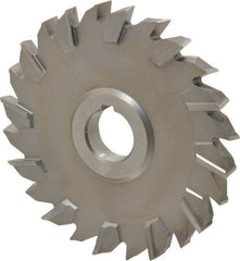 Keo - 5" Diam x 1/2" Width of Cut, 24 Teeth, High Speed Steel Side Milling Cutter - Staggered Teeth, Uncoated - USA Tool & Supply