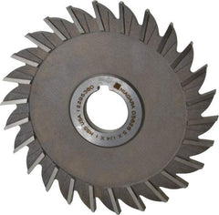 Keo - 5" Diam x 1/4" Width of Cut, 26 Teeth, High Speed Steel Side Milling Cutter - Straight Teeth, Uncoated - USA Tool & Supply