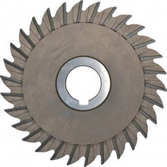 Keo - 6" Diam x 5/16" Width of Cut, 30 Teeth, High Speed Steel Side Milling Cutter - Straight Teeth, Uncoated - USA Tool & Supply