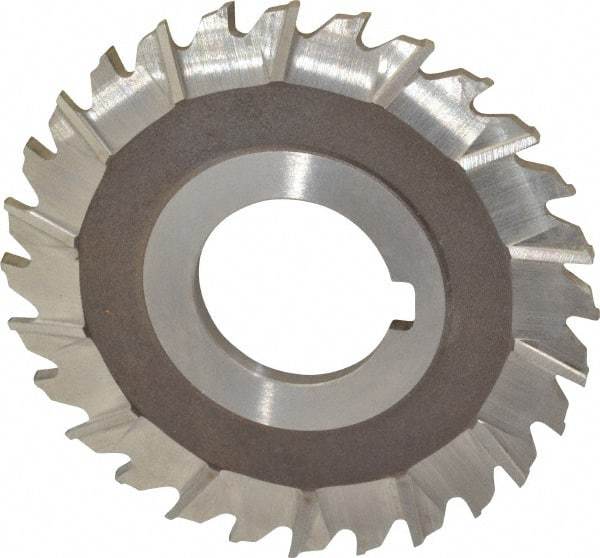 Keo - 3" Blade Diam x 1/8" Blade Thickness, 1" Hole, 28 Teeth, High Speed Steel Side Chip Saw - Staggered Tooth, Arbor Connection, Right Hand Cut, Uncoated - USA Tool & Supply