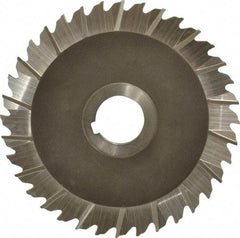 Keo - 5" Blade Diam x 1/8" Blade Thickness, 1" Hole, 36 Teeth, High Speed Steel Side Chip Saw - Staggered Tooth, Arbor Connection, Right Hand Cut, Uncoated - USA Tool & Supply