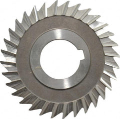 Keo - 3" Blade Diam x 3/32" Blade Thickness, 1" Hole, 32 Teeth, High Speed Steel Side Chip Saw - Straight Tooth, Arbor Connection, Right Hand Cut, Uncoated, with Keyway - USA Tool & Supply