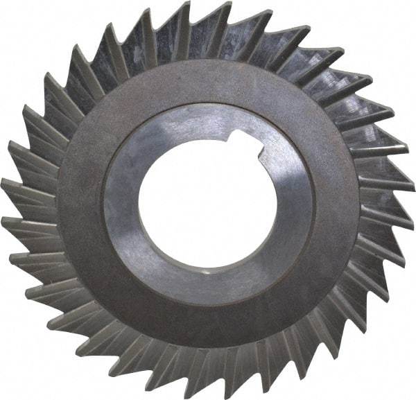 Keo - 3" Blade Diam x 1/8" Blade Thickness, 1" Hole, 32 Teeth, High Speed Steel Side Chip Saw - Straight Tooth, Arbor Connection, Right Hand Cut, Uncoated, with Keyway - USA Tool & Supply