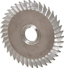 Keo - 5" Blade Diam x 1/8" Blade Thickness, 1" Hole, 40 Teeth, High Speed Steel Side Chip Saw - Straight Tooth, Arbor Connection, Right Hand Cut, Uncoated, with Keyway - USA Tool & Supply