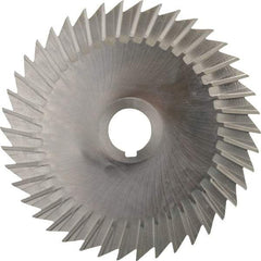 Keo - 6" Blade Diam x 1/16" Blade Thickness, 1" Hole, 42 Teeth, High Speed Steel Side Chip Saw - Straight Tooth, Arbor Connection, Right Hand Cut, Uncoated, with Keyway - USA Tool & Supply