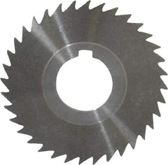 Keo - 3" Diam x 3/64" Blade Thickness x 1" Arbor Hole Diam, 36 Tooth Slitting and Slotting Saw - Arbor Connection, Right Hand, Uncoated, High Speed Steel, 10° Rake, Concave Ground - USA Tool & Supply