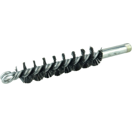 1″ Single Spiral Flue Brush, .012 Steel Fill - USA Tool & Supply