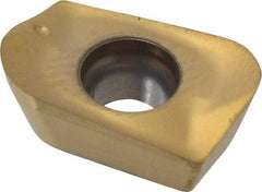 Seco - XOEX120431 E06 Grade F40M Carbide Milling Insert - TiAlN/TiN Finish, 0.199" Thick, 0.122" Corner Radius - USA Tool & Supply