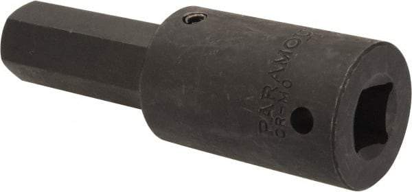 Paramount - 1/2" Drive, 18mm Impact Hex Bit Socket - 4" OAL - USA Tool & Supply