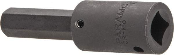 Paramount - 1/2" Drive, 14mm Impact Hex Bit Socket - 3-5/8" OAL - USA Tool & Supply