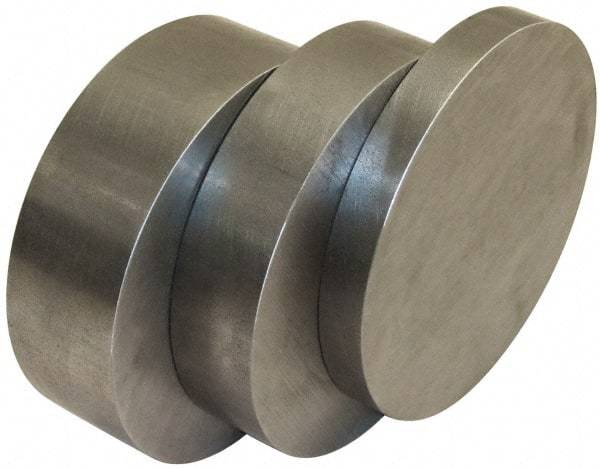 Made in USA - 3" Diam x 1-1/2" Long, 8620 Steel Round Rod - Cold Finish, Mill, Steel - USA Tool & Supply