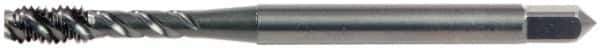 OSG - 5/8-18 UNF 4 Flute 3B Plug Spiral Flute Tap - High Speed Steel, Oxide Finish, 3-13/16" OAL, Right Hand Flute, Right Hand Thread, H3, Series 13020 - USA Tool & Supply
