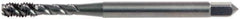 OSG - 5/8-18 UNF 4 Flute 3B Plug Spiral Flute Tap - High Speed Steel, Oxide Finish, 3-13/16" OAL, Right Hand Flute, Right Hand Thread, H3, Series 13020 - USA Tool & Supply