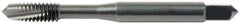 OSG - 5/16-18 UNC 3 Flute H3 Oxide Finish High Speed Steel Spiral Point Extension Tap - Plug Chamfer, 4" OAL, 1-1/8" Thread Length, 3B Class of Fit, Series 917 - USA Tool & Supply