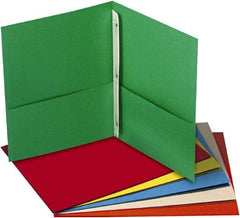 UNIVERSAL - 8-1/2" Long x 11" Wide Report Cover with Tang/Prong Binding - Assorted Colors - USA Tool & Supply