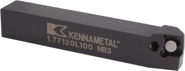 Kennametal - 1.771...75DEG, Left Hand Cut, 15° Lead Angle, 20mm Shank Height x 20mm Shank Width, Positive Rake Indexable Turning Toolholder - 125mm OAL, C8FIX12..L.. Insert Compatibility, Series Fix-Perfect - USA Tool & Supply