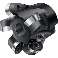 Walter - 2-1/2" Cut Diam, 0.315" Max Depth, 3/4" Arbor Hole, 5 Inserts, RD.. 1605.. Insert Style, Indexable Copy Face Mill - F2234 Cutter Style, 2" High, Through Coolant - USA Tool & Supply