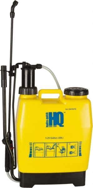 Value Collection - 20 L Garden Backpack Sprayer - Polyethylene Tank, Reinforced Hose - USA Tool & Supply