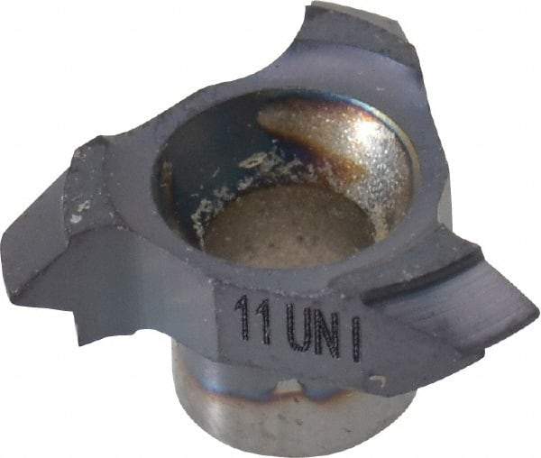 Carmex - C1211 Grade MT7, Internal UN Threading Insert - 11 TPI Int Pitch, TiAlN Finish - USA Tool & Supply
