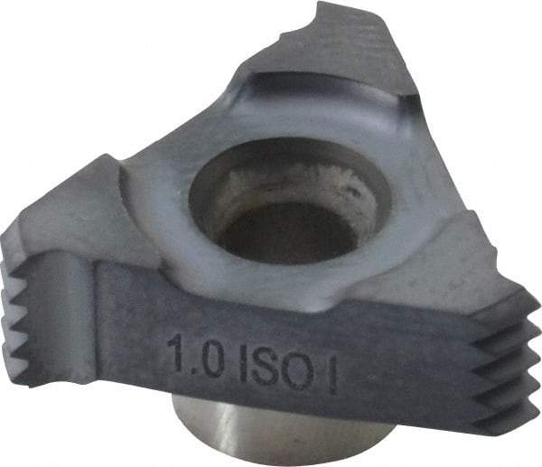 Carmex - C181.00 Grade MT7, Internal ISO Threading Insert - 10mm Int Pitch, TiAlN Finish - USA Tool & Supply