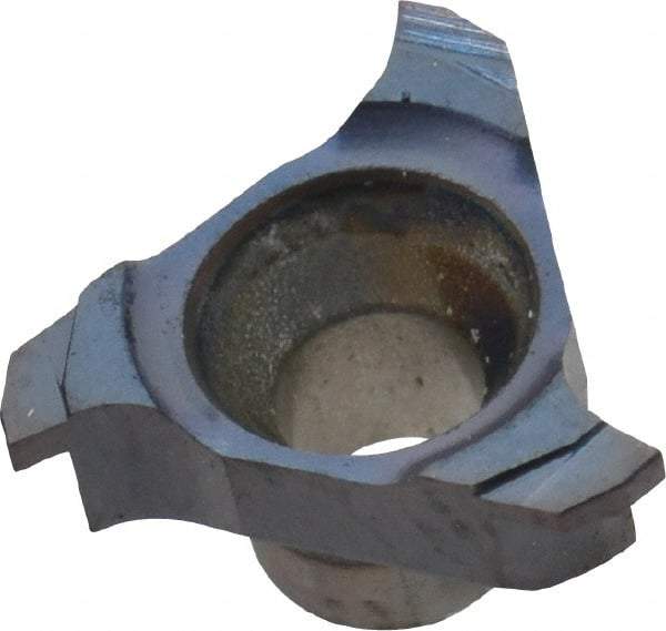 Carmex - C12 W08 Grade MT7, 0.47" Cutting Width Carbide Mill Grooving Insert - 0.031" Max Depth of Cut, Right Hand, 0.004" Corner Radius, TiAlN Finish - USA Tool & Supply