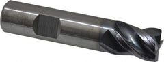 Kennametal - 5/8", 4 Flute, Solid Carbide, Corner Chamfer End Mill - 3" OAL, 3/4" LOC - USA Tool & Supply