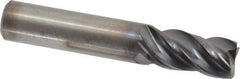 Kennametal - 7/16", 4 Flute, Solid Carbide, Corner Chamfer End Mill - 2-1/2" OAL, 7/8" LOC - USA Tool & Supply