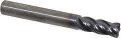 Kennametal - 5/16", 4 Flute, Solid Carbide, 0.03" Corner Radius End Mill - 2-1/2" OAL, 3/4" LOC - USA Tool & Supply