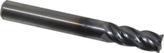 Kennametal - 5/16", 4 Flute, Solid Carbide, Corner Chamfer End Mill - 2-1/2" OAL, 3/4" LOC - USA Tool & Supply