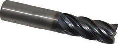 Kennametal - 3/4", 5 Flute, Solid Carbide, 0.03" Corner Radius End Mill - 4" OAL, 1-1/2" LOC - USA Tool & Supply