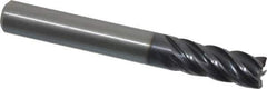 Kennametal - 5/16", 5 Flute, Solid Carbide, 0.015" Corner Radius End Mill - 2-1/2" OAL, 3/4" LOC - USA Tool & Supply