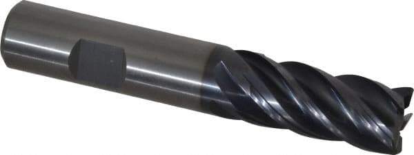 Kennametal - 16mm, 5 Flute, Solid Carbide, 0.75mm Corner Radius End Mill - 92mm OAL, 32mm LOC - USA Tool & Supply