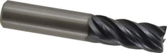 Kennametal - 16mm, 5 Flute, Solid Carbide, 0.75mm Corner Radius End Mill - 92mm OAL, 32mm LOC - USA Tool & Supply