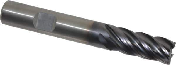 Kennametal - 12mm, 5 Flute, Solid Carbide, 0.75mm Corner Radius End Mill - 83mm OAL, 26mm LOC - USA Tool & Supply