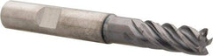 Kennametal - 7mm, 5 Flute, Solid Carbide, 0.4mm Corner Radius End Mill - 63mm OAL, 16mm LOC - USA Tool & Supply