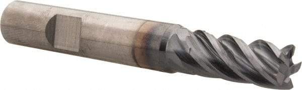 Kennametal - 9mm, 5 Flute, Solid Carbide, 0.5mm Corner Radius End Mill - 72mm OAL, 19mm LOC - USA Tool & Supply