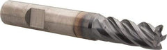 Kennametal - 9mm, 5 Flute, Solid Carbide, 0.5mm Corner Radius End Mill - 72mm OAL, 19mm LOC - USA Tool & Supply