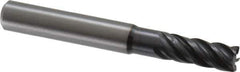 Kennametal - 7mm, 5 Flute, Solid Carbide, 0.4mm Corner Radius End Mill - 63mm OAL, 16mm LOC - USA Tool & Supply
