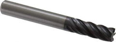 Kennametal - 8mm, 5 Flute, Solid Carbide, 0.5mm Corner Radius End Mill - 63mm OAL, 19mm LOC - USA Tool & Supply