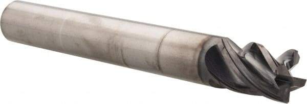 Kennametal - 3/4", 4 Flute, Solid Carbide, Corner Chamfer End Mill - 6" OAL, 1" LOC - USA Tool & Supply