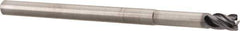 Kennametal - 1/4", 4 Flute, Solid Carbide, 0.015" Corner Radius End Mill - 4" OAL, 3/8" LOC, 1-1/4" Extended Reach - USA Tool & Supply