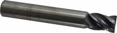 Kennametal - 3/4", 4 Flute, Solid Carbide, Corner Chamfer End Mill - 5" OAL, 1" LOC - USA Tool & Supply